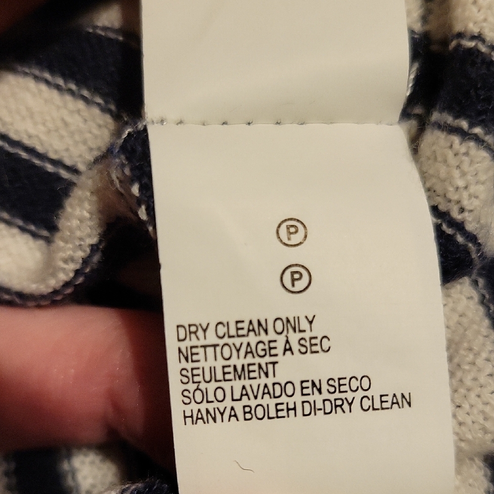Lucky Brand Navy Knit Sweater - Picture 11 of 12